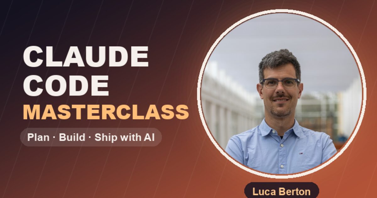 Claude Code Masterclass — free Udemy course by Luca Berton